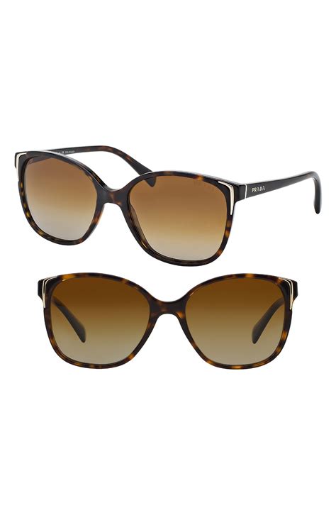 55mm cat eye sunglasses prada|Prada cat eye sunglasses polarized.